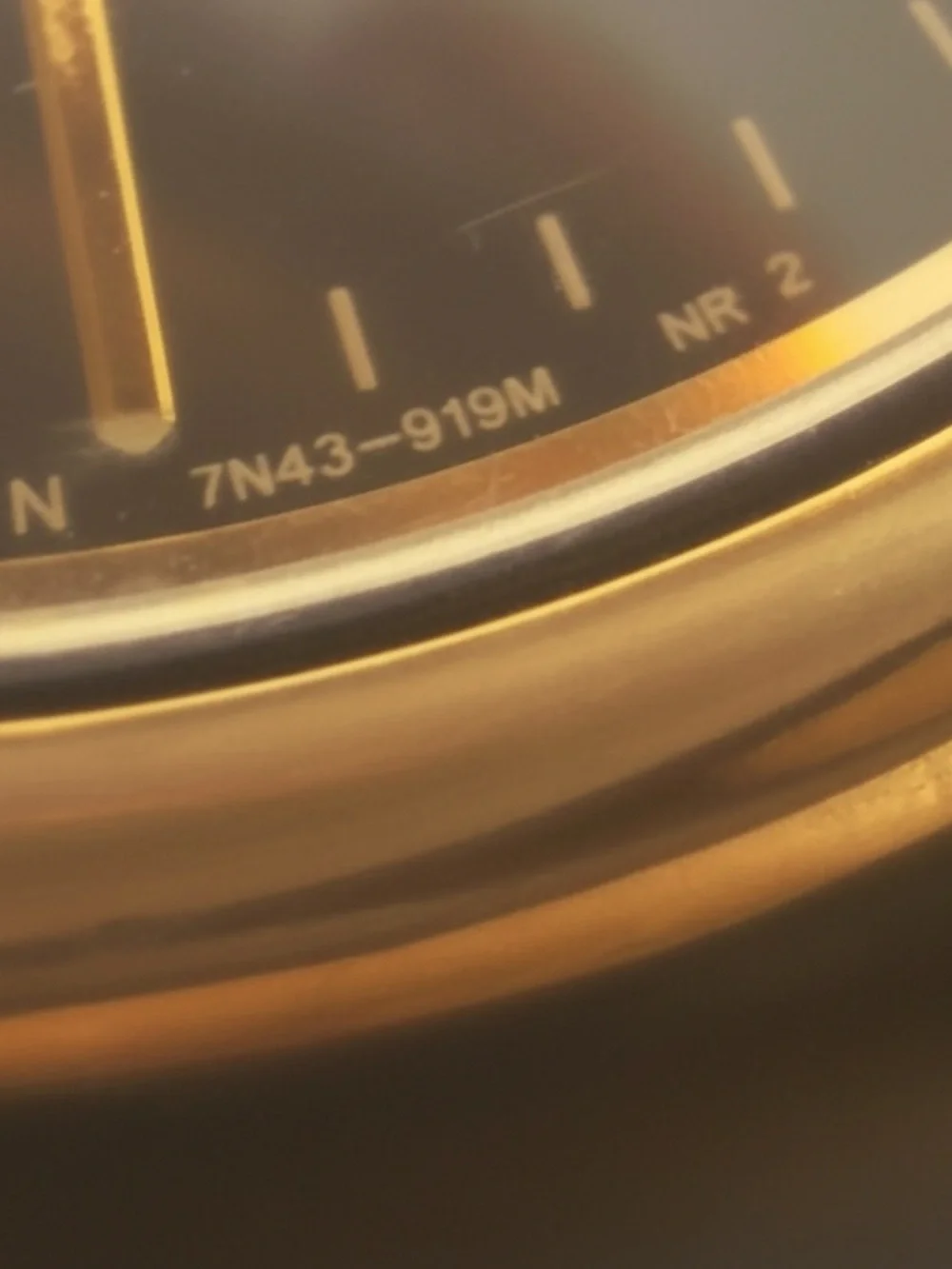 Vintage Seiko 7N43-919M Quartz Day Date Gold Tone Black Dial Men’s Watch